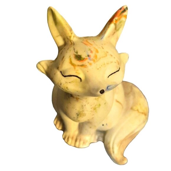 Handcrafted‎ Ceramic Casting Resin Fox Figurine Statue - Picture 4 of 6